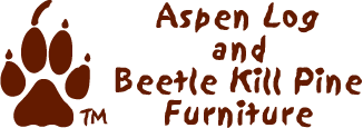 Aspen Log and Beetle Kill Pine Furniture